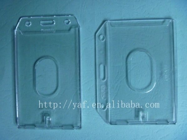 Transparent ID Card Holder