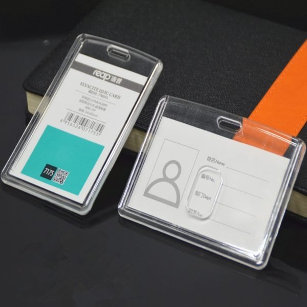 Acrylic Insert Type ID Card Holder