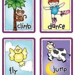 Action Word Flash Card - Educational Equipments