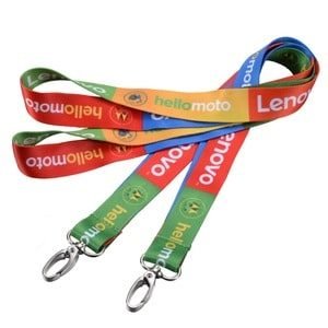 All Colour Imported Satin 12MM with Different Fitting ID Card Lanyard/Tag