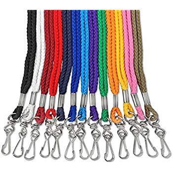 All Colour Tube Type with Fish Hook ID Card Lanyard/Tag