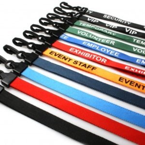 All Colour Tube Type with Clip & Plastic Fitting ID Card Lanyard/Tag